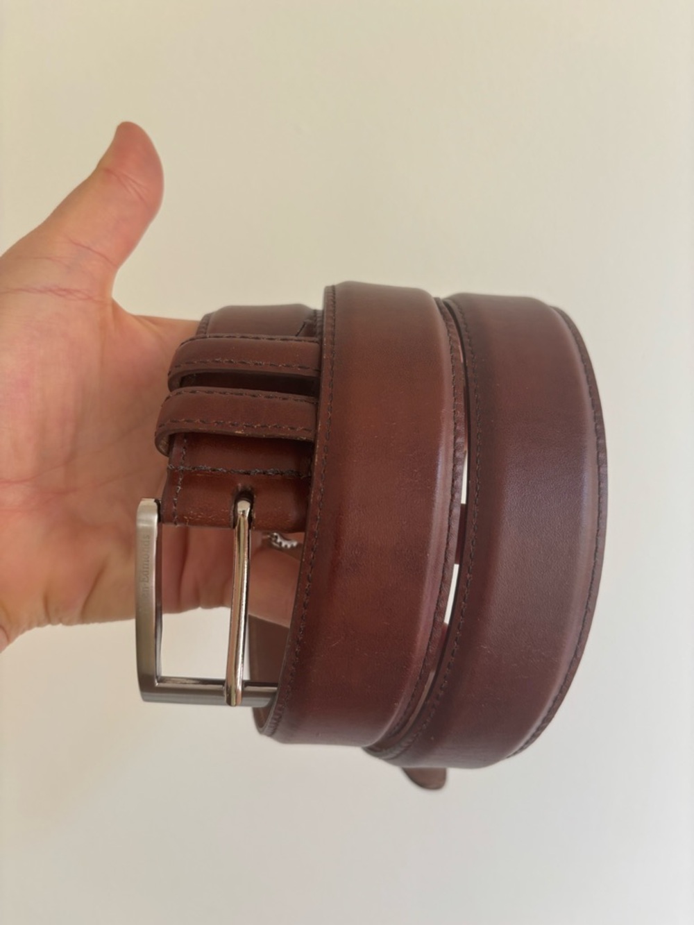 Allen edmonds Brown Leather Men's Belt size 40